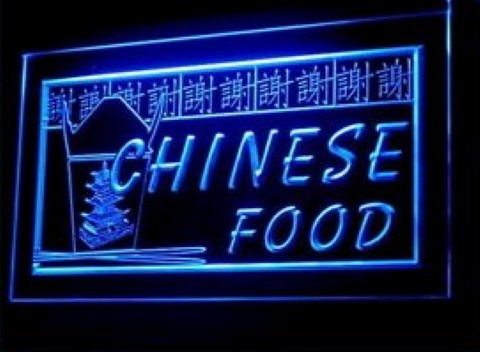 Chinese food LED Neon Sign